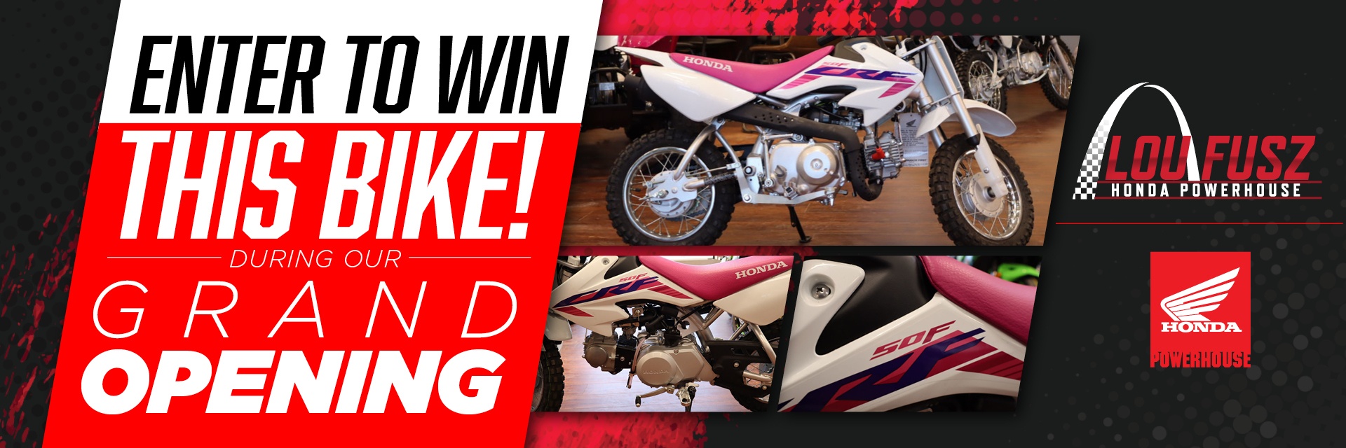 Enter to win this bike! During our Grand Opening